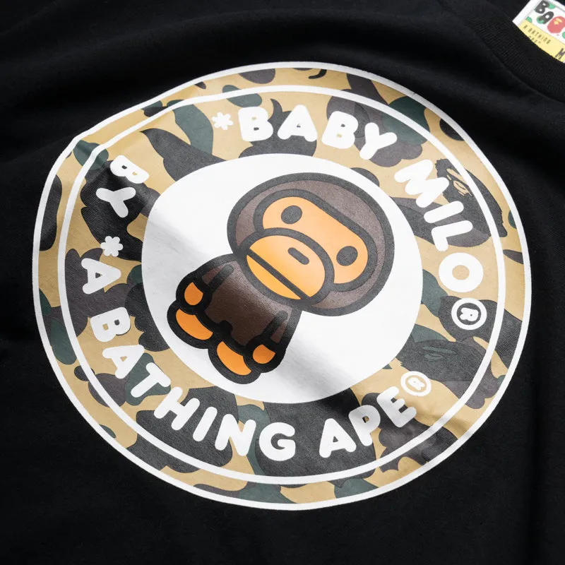 A Bathing Ape 1st Camo Milo Busy Works T-Shirt - Schwarz/Gelb