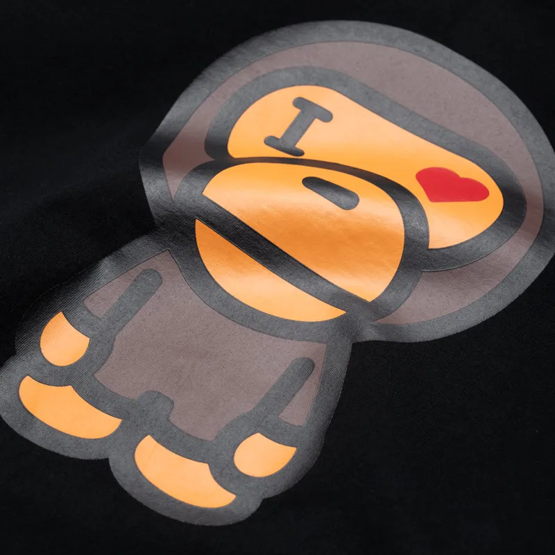 A Bathing Ape Heart Baby Milo T-Shirt - Schwarz