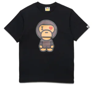 A Bathing Ape Heart Baby Milo T-Shirt - Schwarz