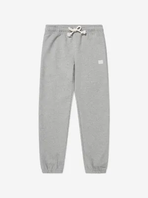 Acne Studios Kinder Face Patch Joggerhose in Grau