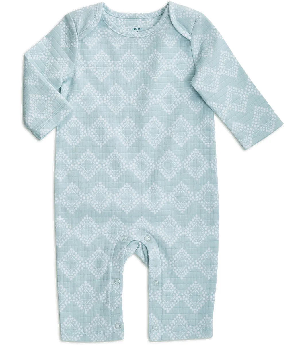 Aden   Anais Langarm-Overall - Ziggy Geo, Blau (3-6 Monate)