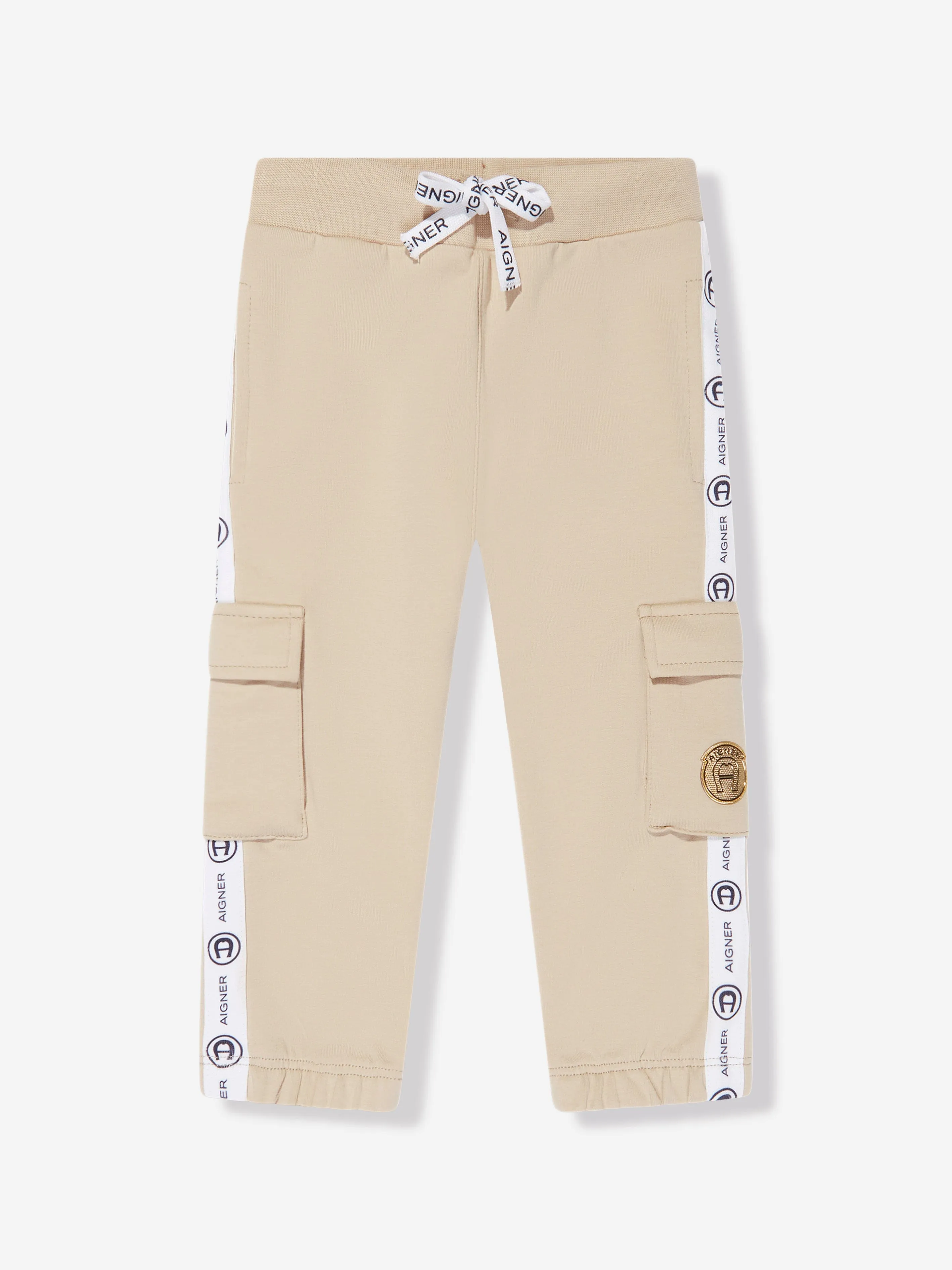 Aigner Baby Boys Cargo Jogger in Beige
