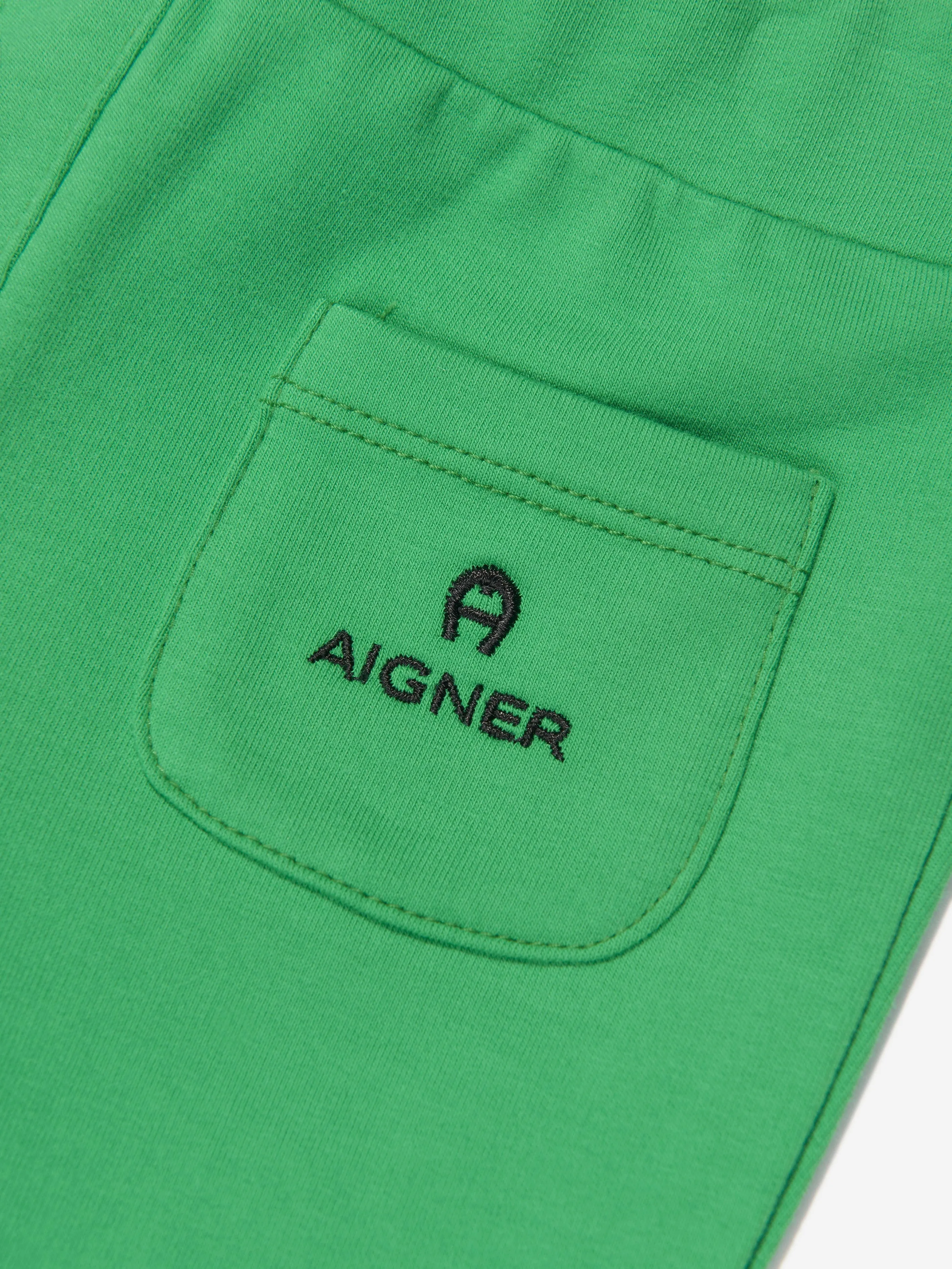 Aigner Baby Mädchen Logo Joggerhose in Grün