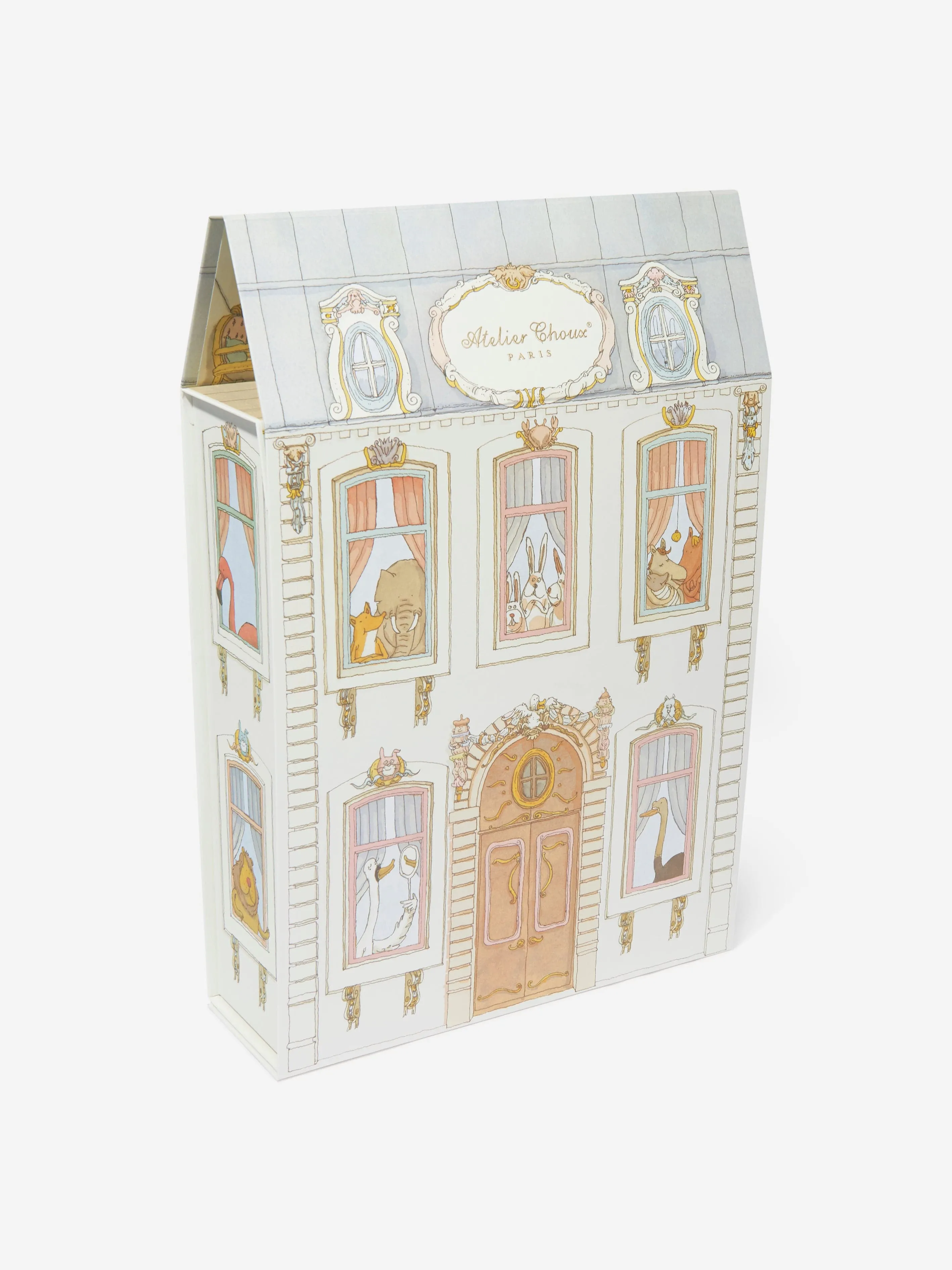 Atelier Choux Baby-Karussell Luxus-Geschenkset in Weiß