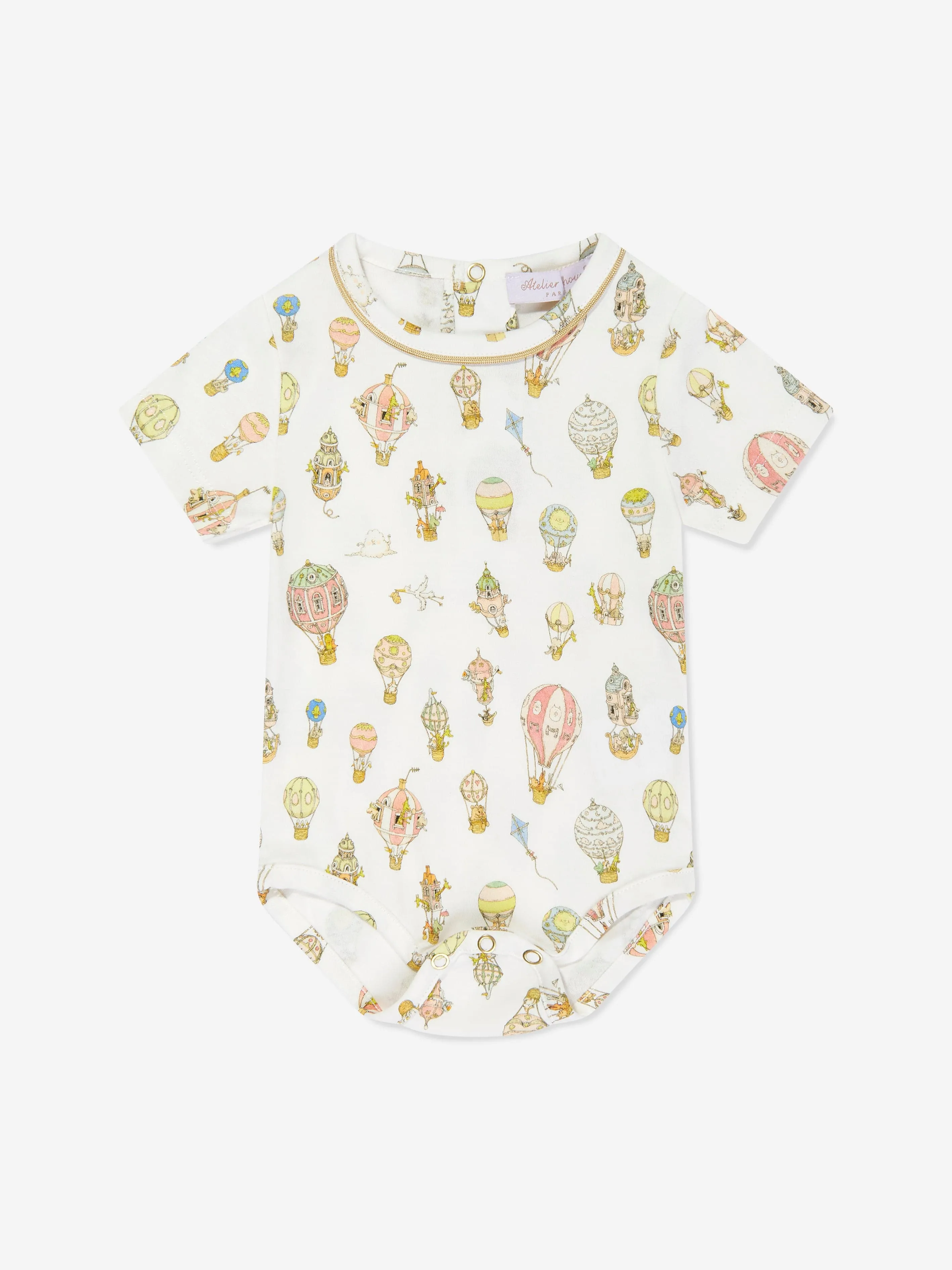 Atelier Choux Baby-Karussell Luxus-Geschenkset in Weiß