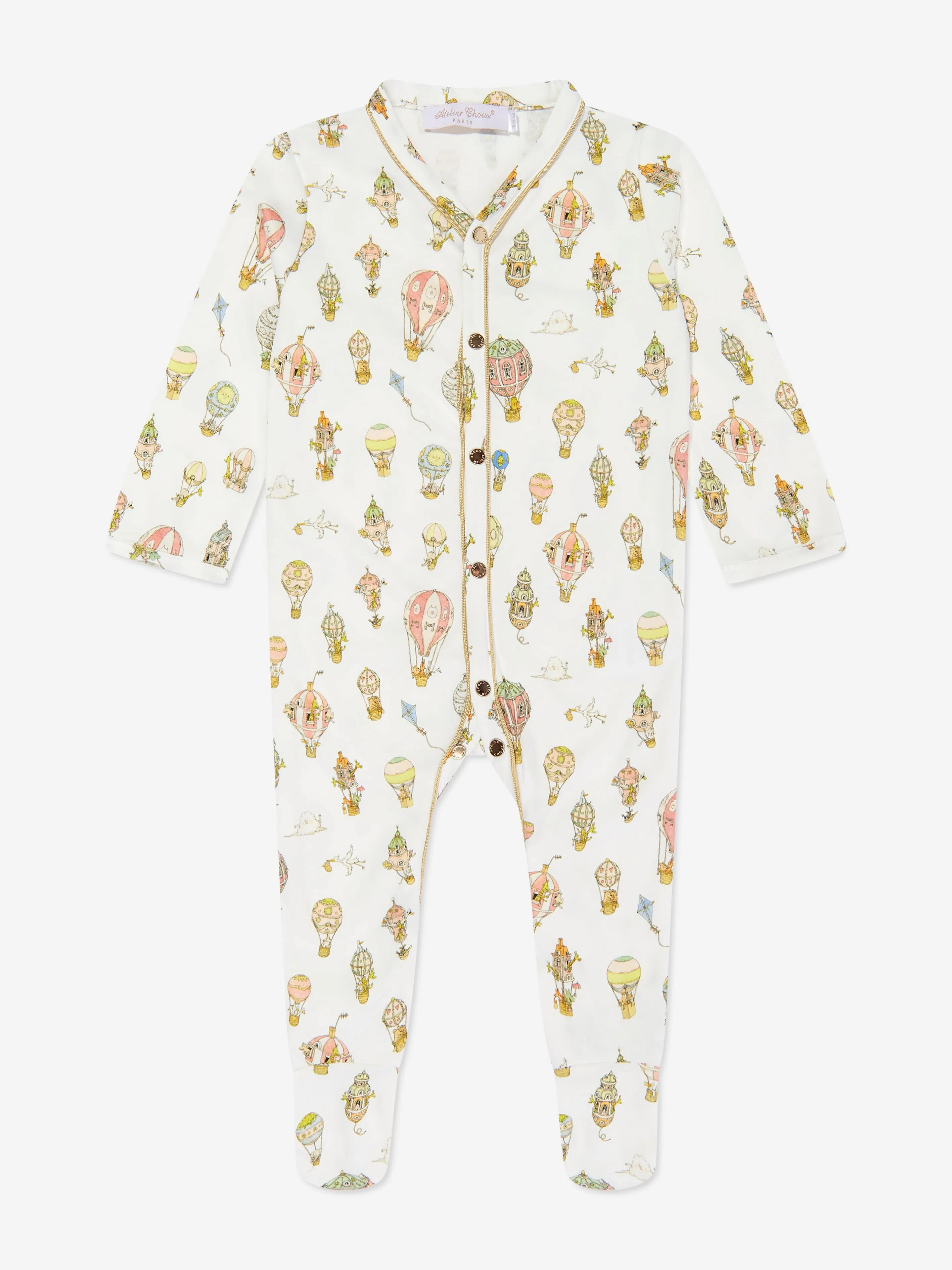 Atelier Choux Baby-Karussell Luxus-Geschenkset in Weiß