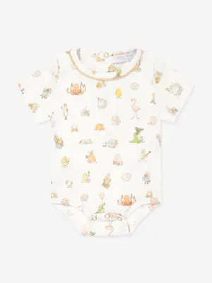Atelier Choux Baby Classic Bodysuit in Weiß