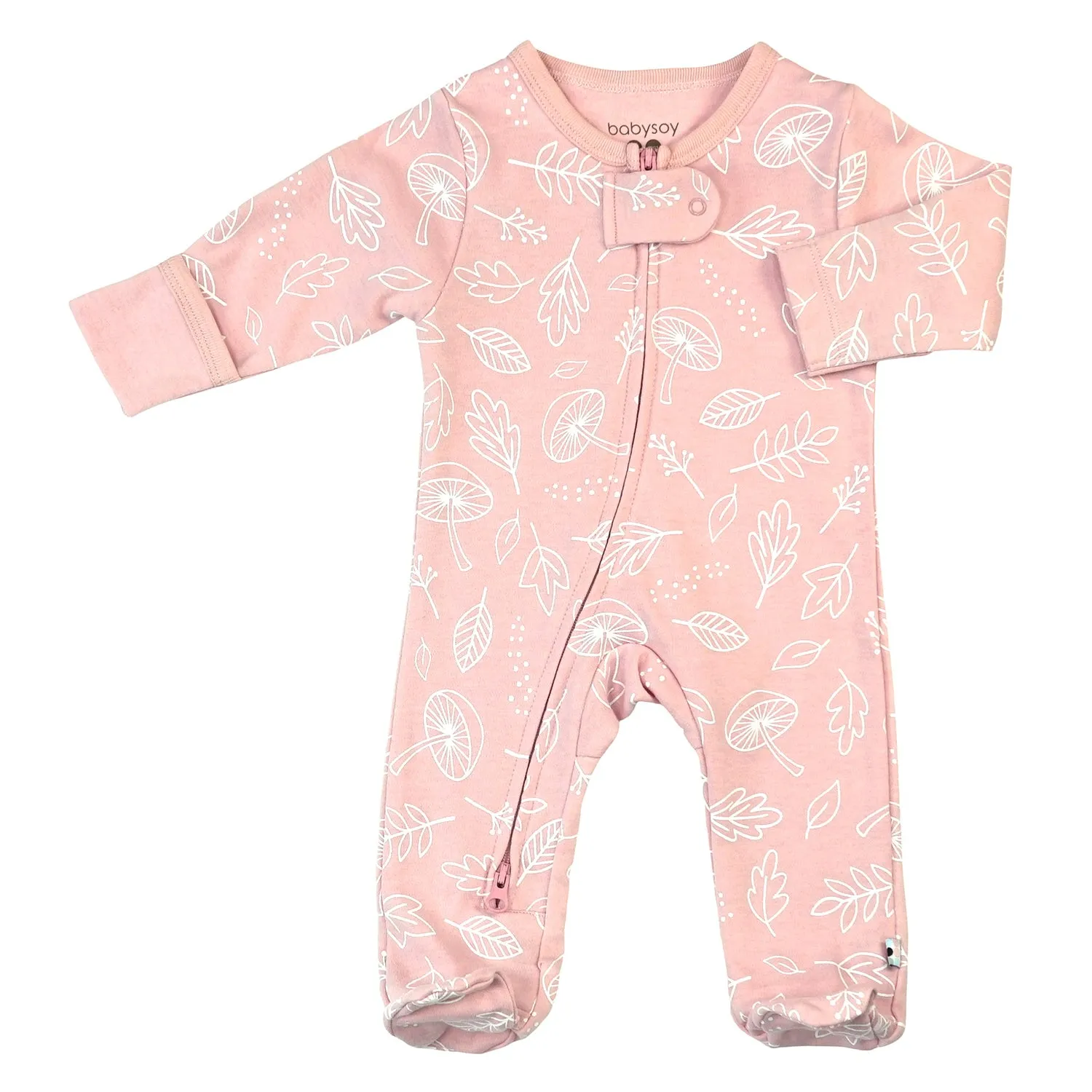Baby & Neugeborene Muster Reißverschluss-Strampler