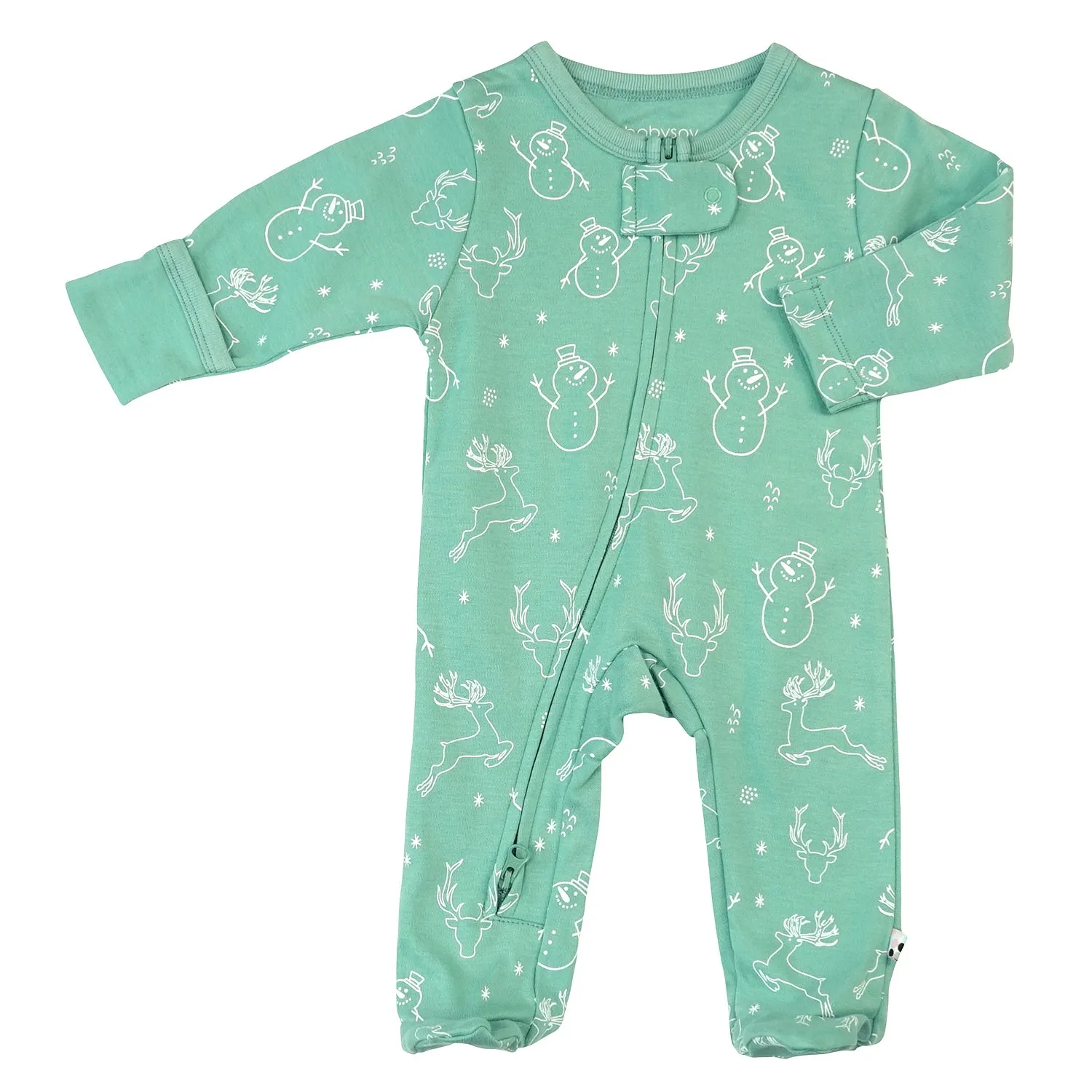 Baby & Neugeborene Muster Reißverschluss-Strampler