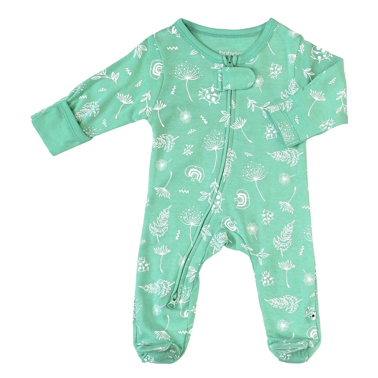 Baby & Neugeborene Muster Reißverschluss-Strampler