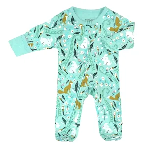 Baby & Neugeborene Muster Reißverschluss-Strampler