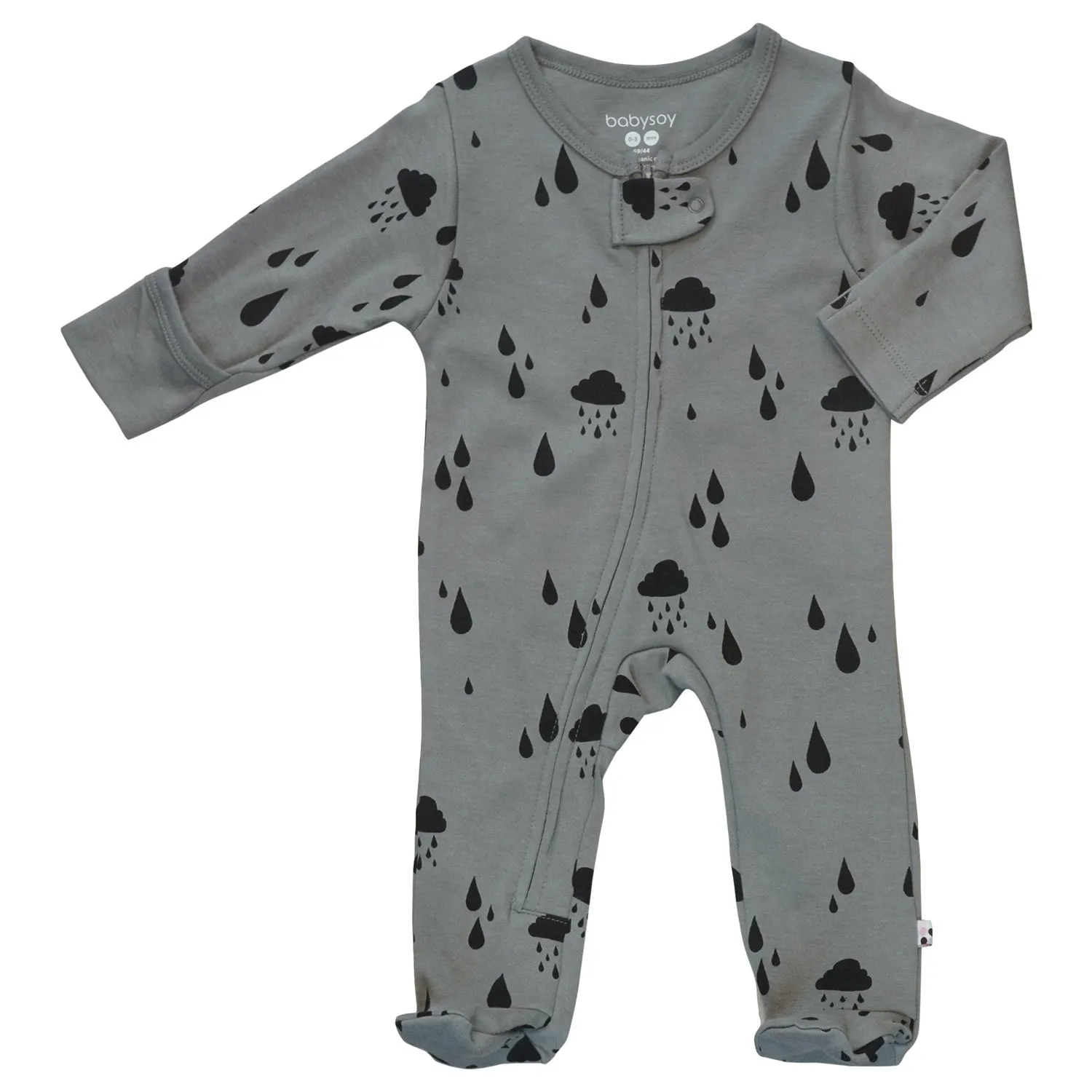 Baby & Neugeborene Muster Reißverschluss-Strampler