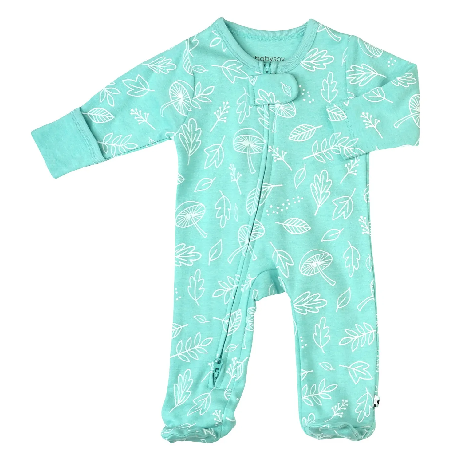 Baby & Neugeborene Muster Reißverschluss-Strampler