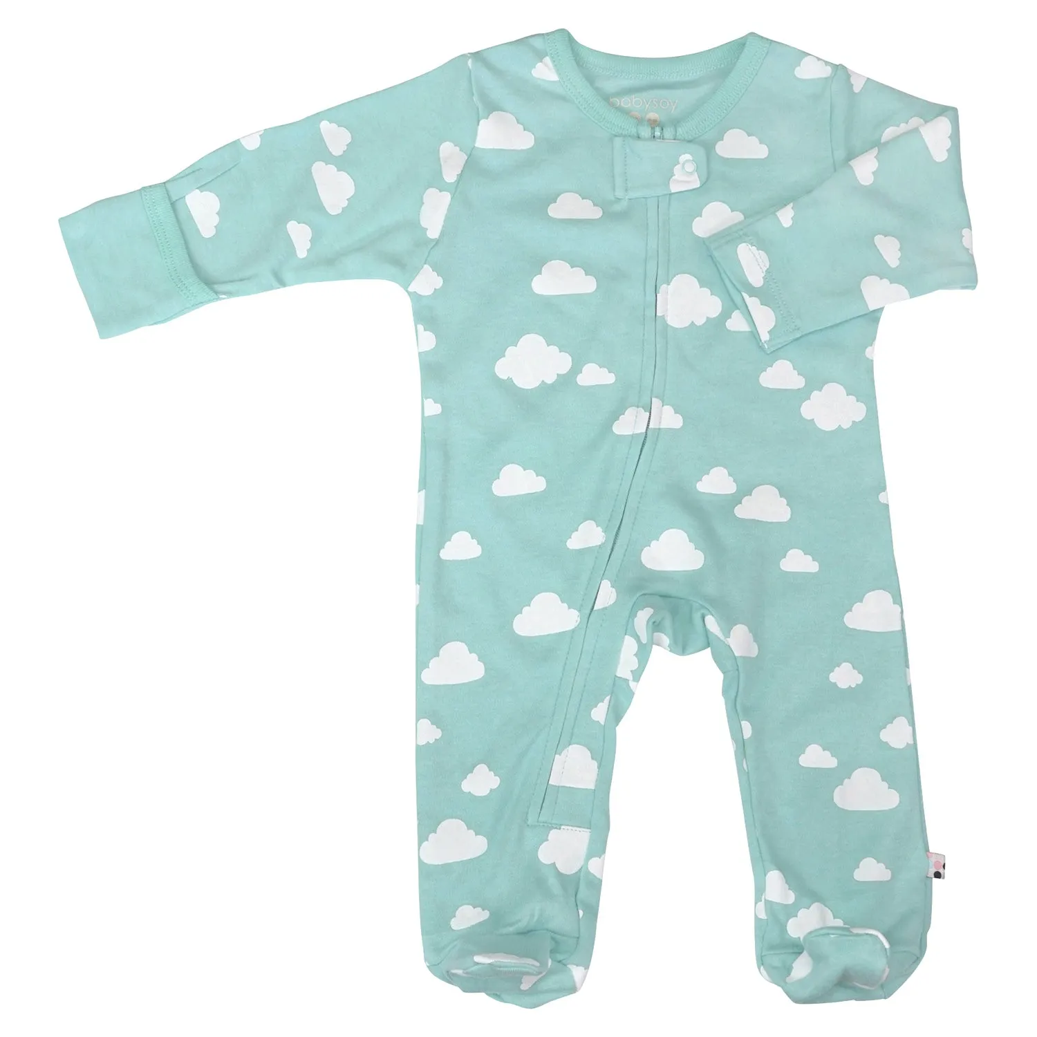 Baby & Neugeborene Muster Reißverschluss-Strampler