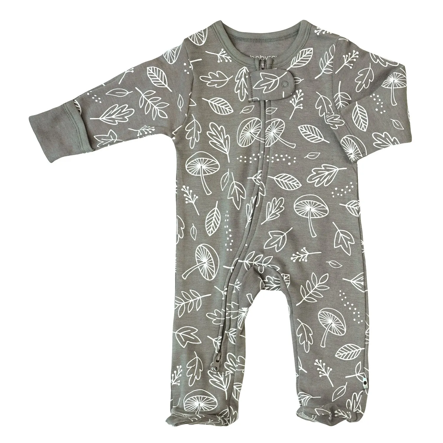 Baby & Neugeborene Muster Reißverschluss-Strampler