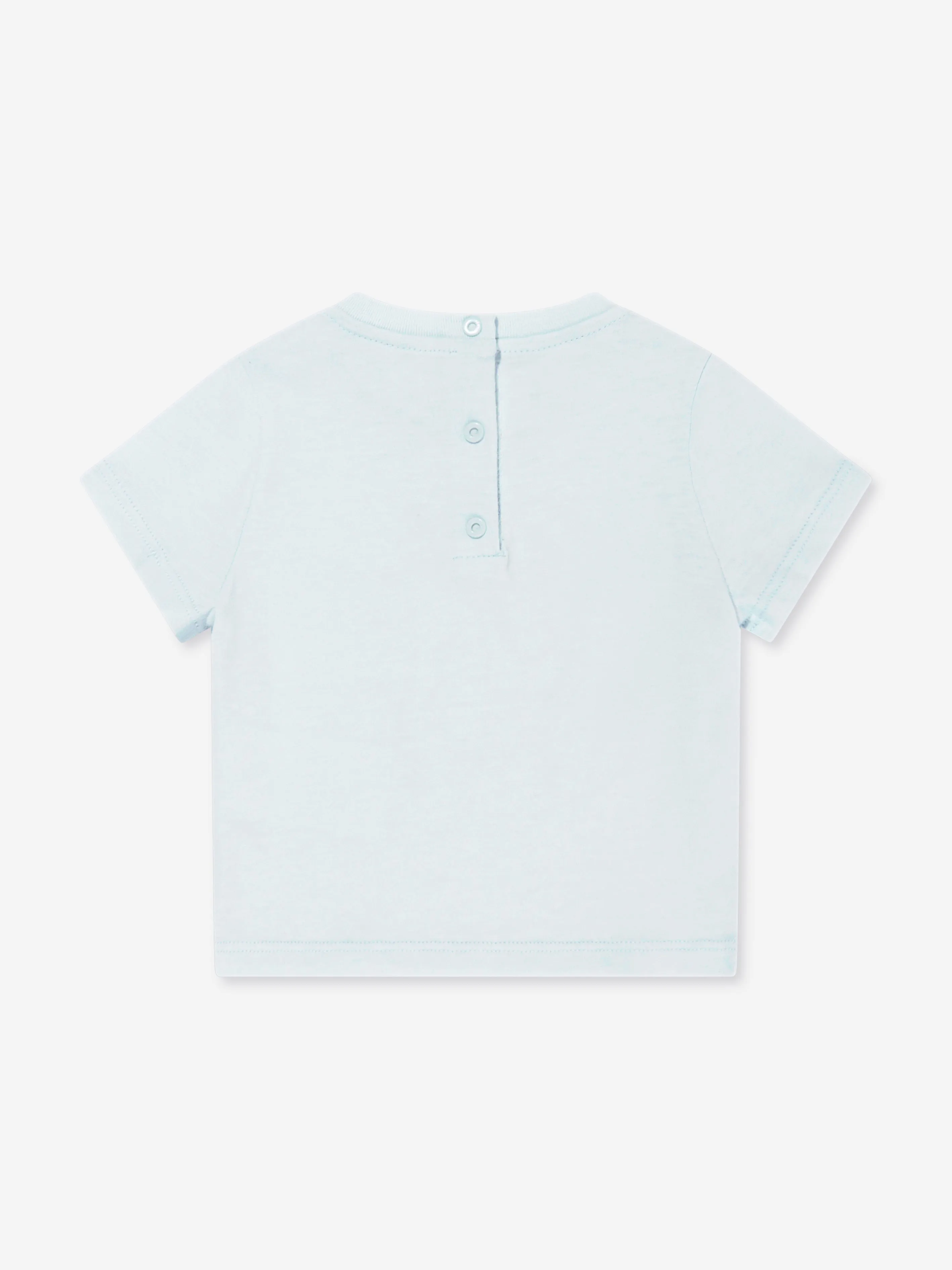 Blaues T-Shirt mit Baby-Tier-Logo