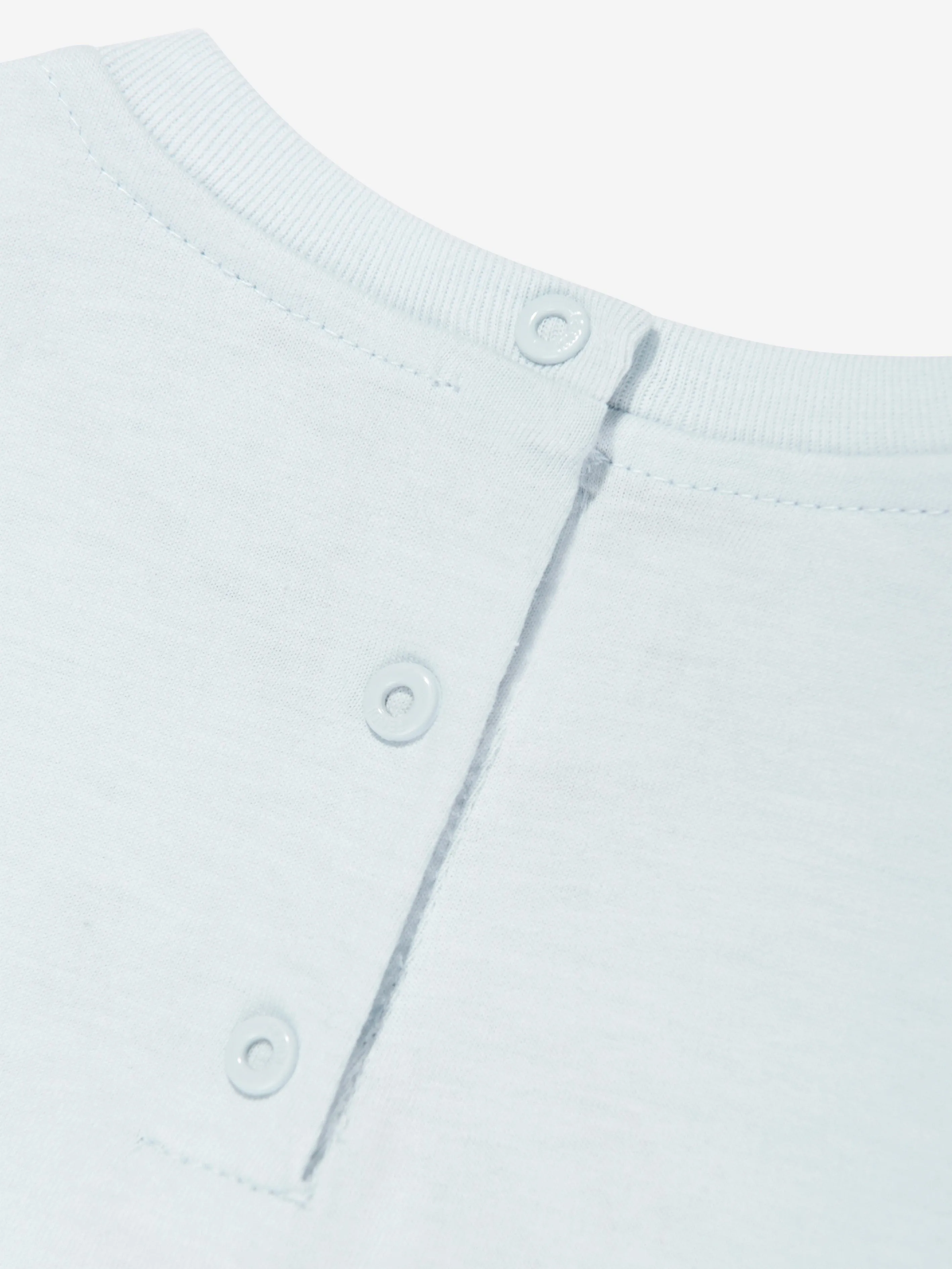 Blaues T-Shirt mit Baby-Tier-Logo