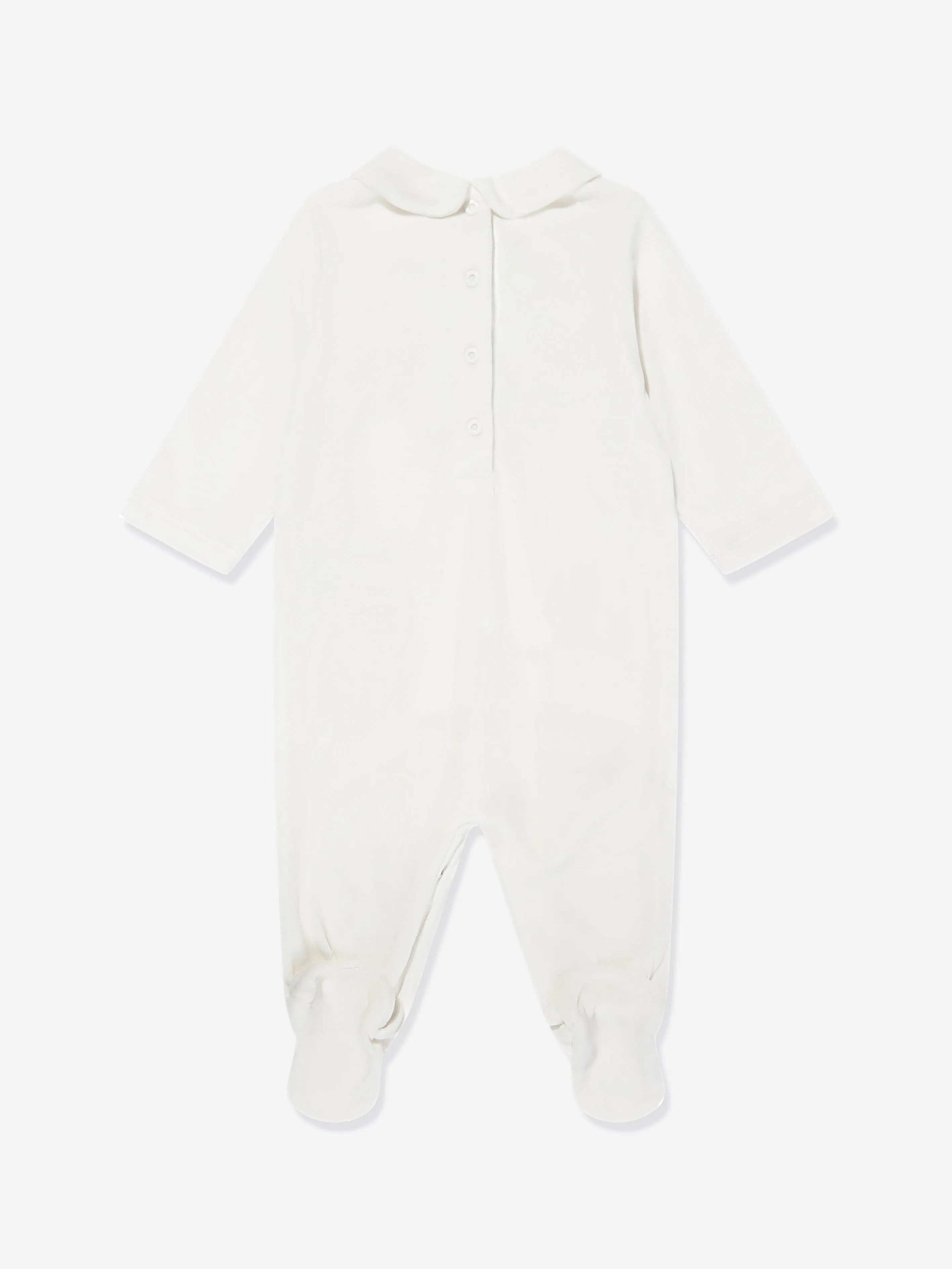 Baby Bear Chenille Babygrow-Set in Weiß
