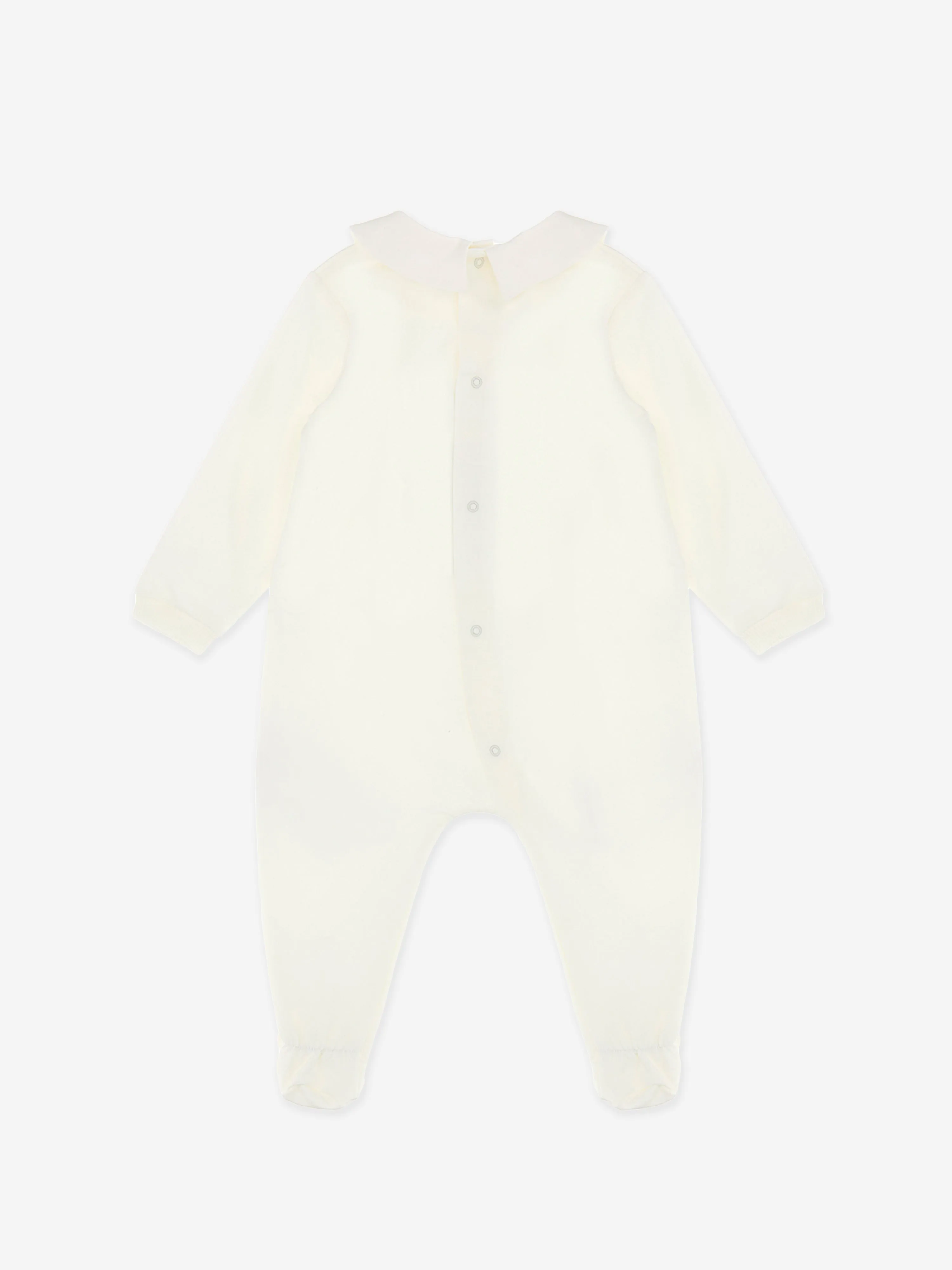 Baby Bär Logo Babygrow-Set in Elfenbein