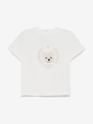 Baby Bär Logo T-Shirt in Weiß
