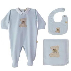 Baby Boy Teddy 3-teiliges Set