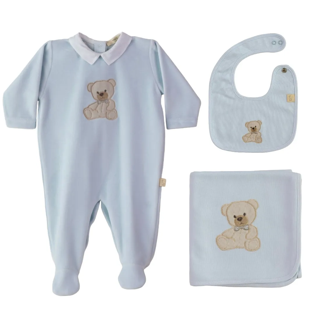 Baby Boy Teddy 3-teiliges Set