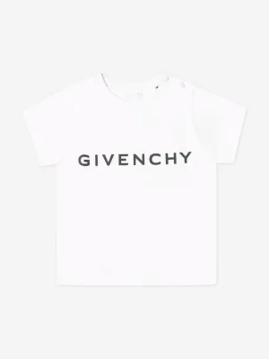 Baby Boys 4G Logo T-Shirt in Weiß