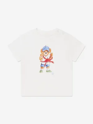 Baby Boys Bären T-Shirt in Weiß