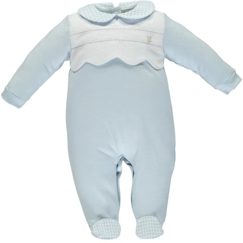 Baby Boys blauer Babygrow