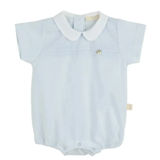 Blaue Strampler für Babyjungen