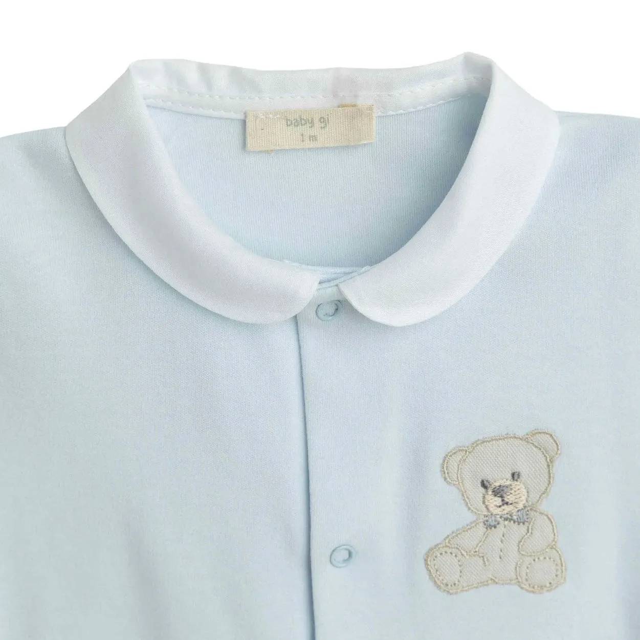 Baby Boys Blauer Teddy-Babybody