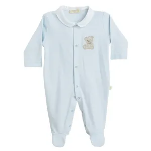 Baby Boys Blauer Teddy-Babybody