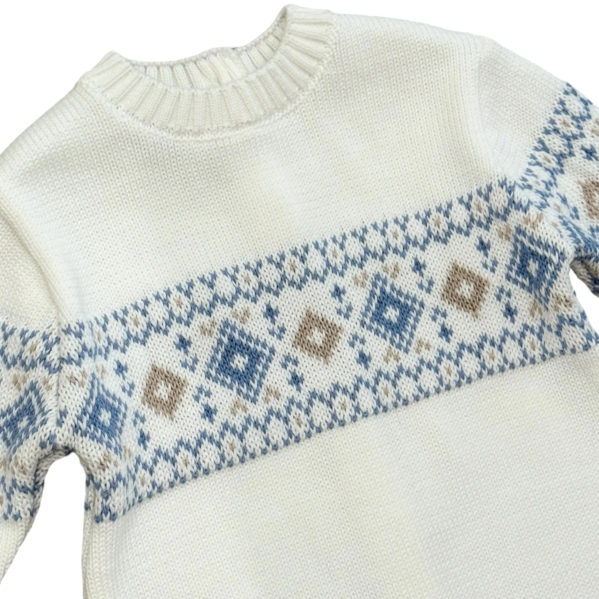 Baby Boys Cream Romper