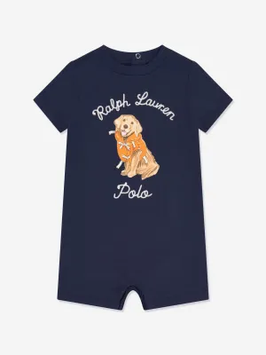 Baby Boys Hundebody in Marineblau