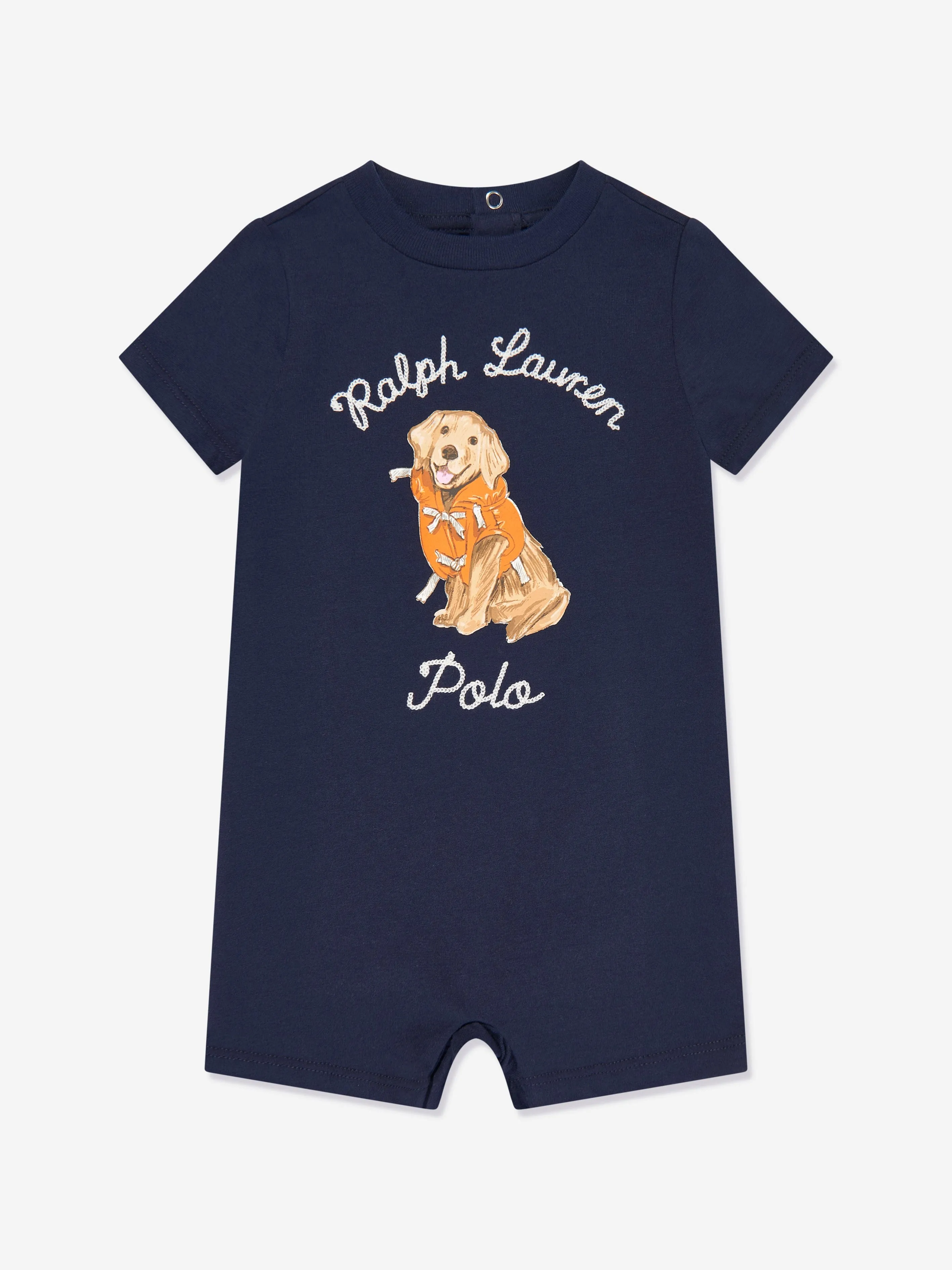 Baby Boys Hundebody in Marineblau