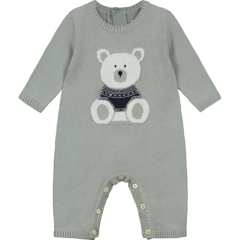Baby Boys Easton Grau Strick-Set