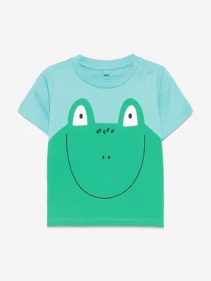 Grünes Frosch-T-Shirt für Babyjungen
