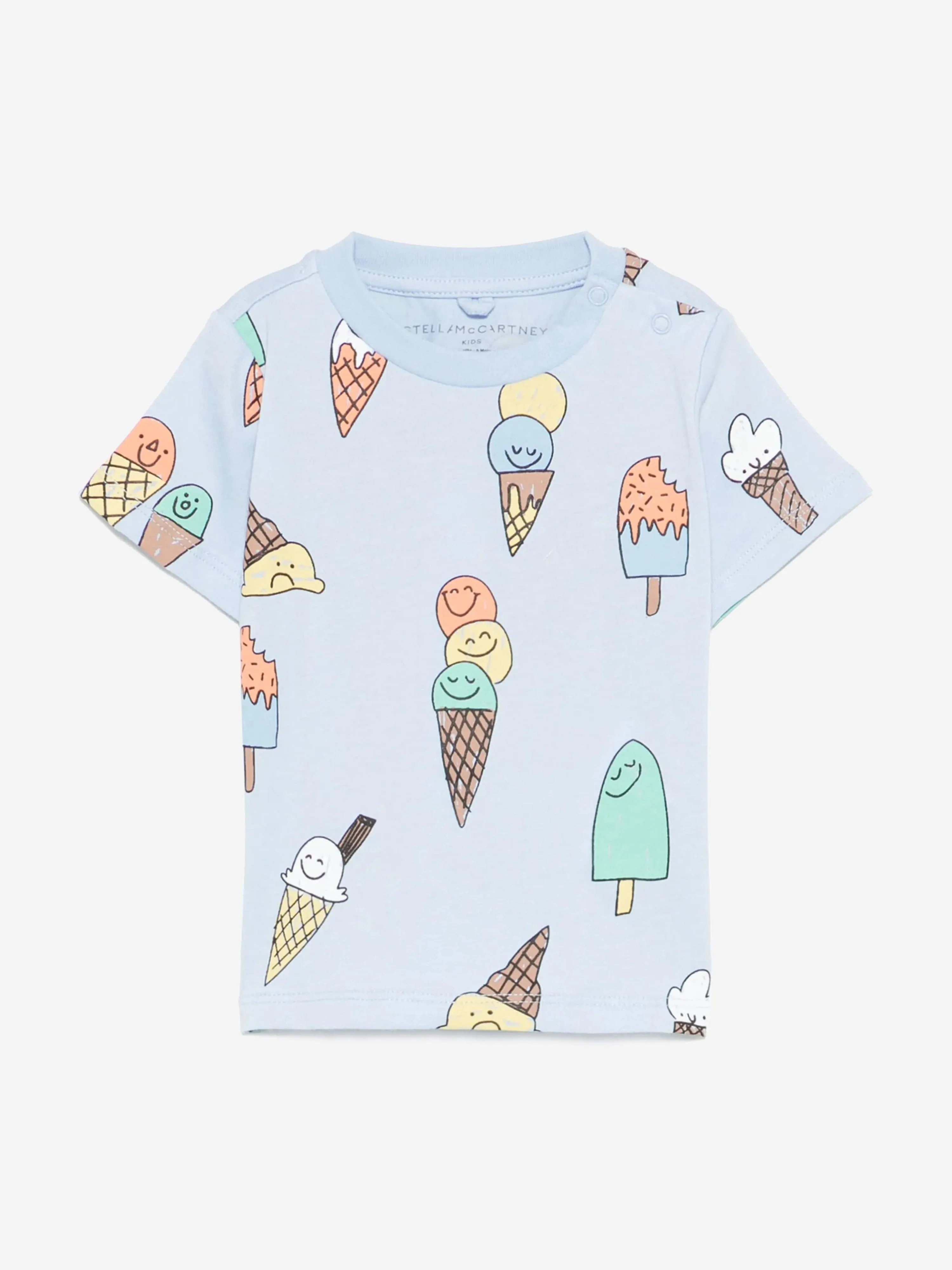 Blaues Eiscreme-T-Shirt für Babyjungen
