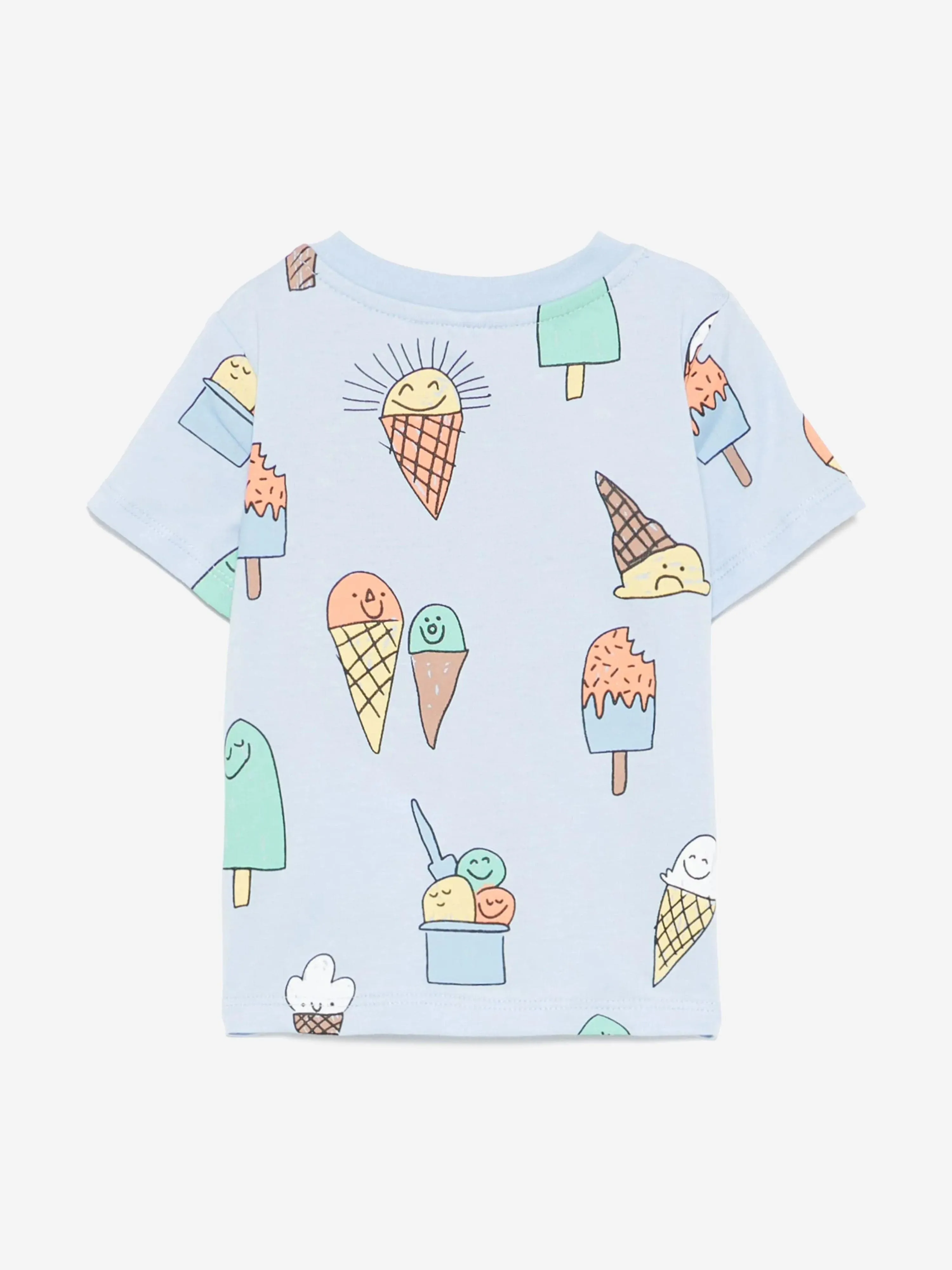 Blaues Eiscreme-T-Shirt für Babyjungen