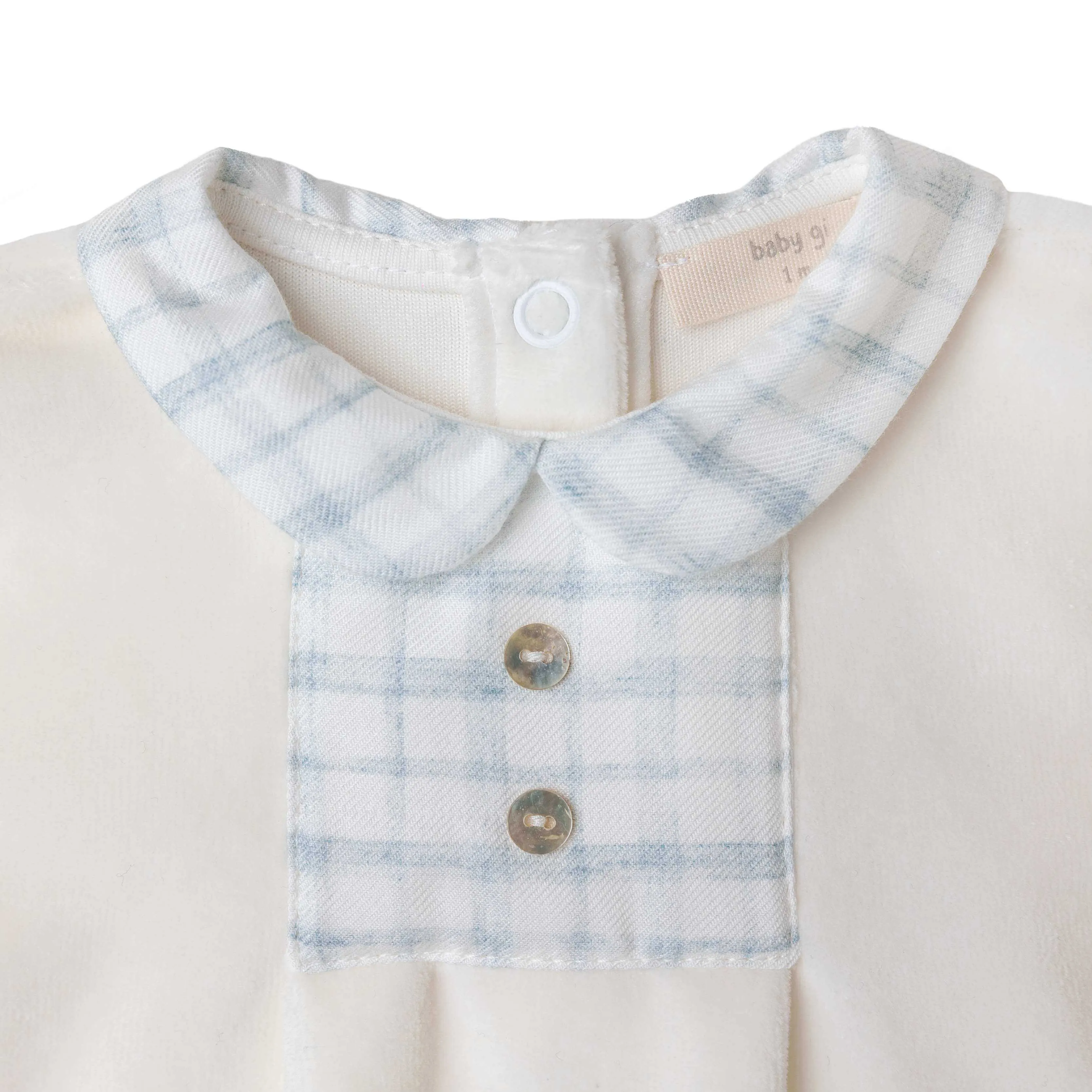 Elfenbein 4-teiliges Geschenkset für Babyjungen