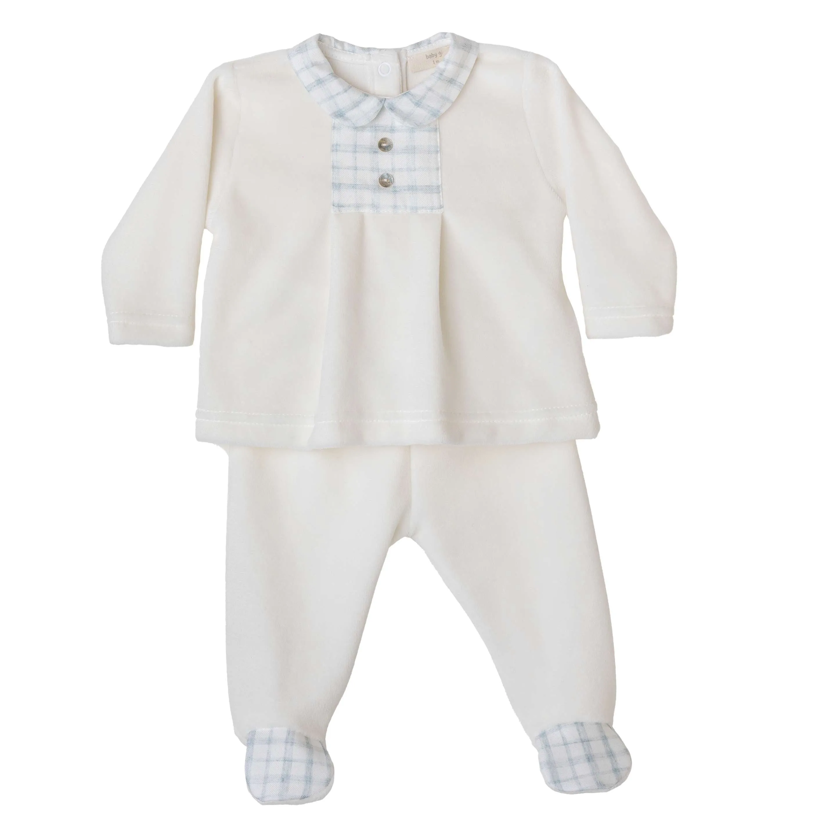 Elfenbein 4-teiliges Geschenkset für Babyjungen