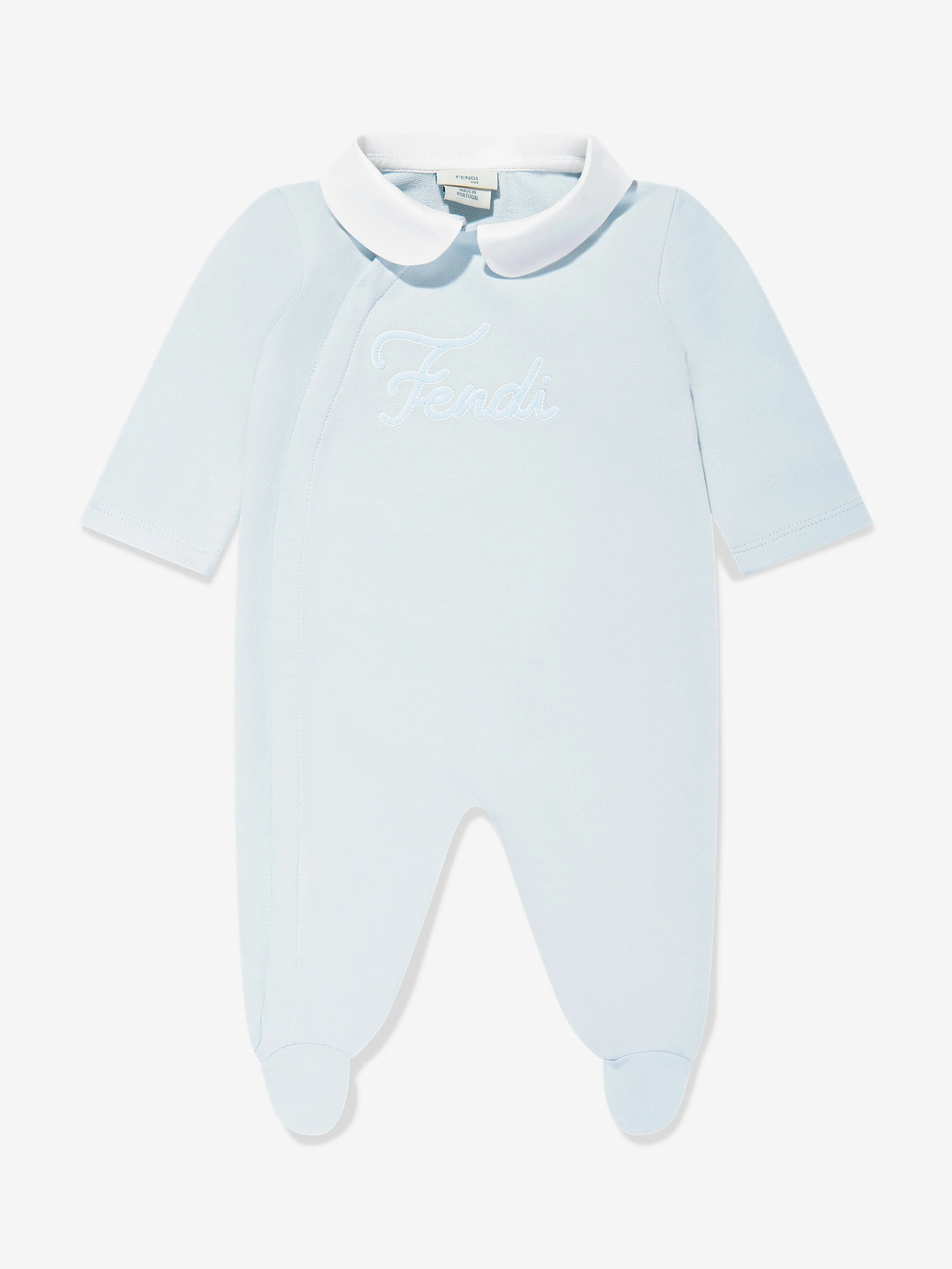 Baby Boys Logo Babygrow-Set in Blau