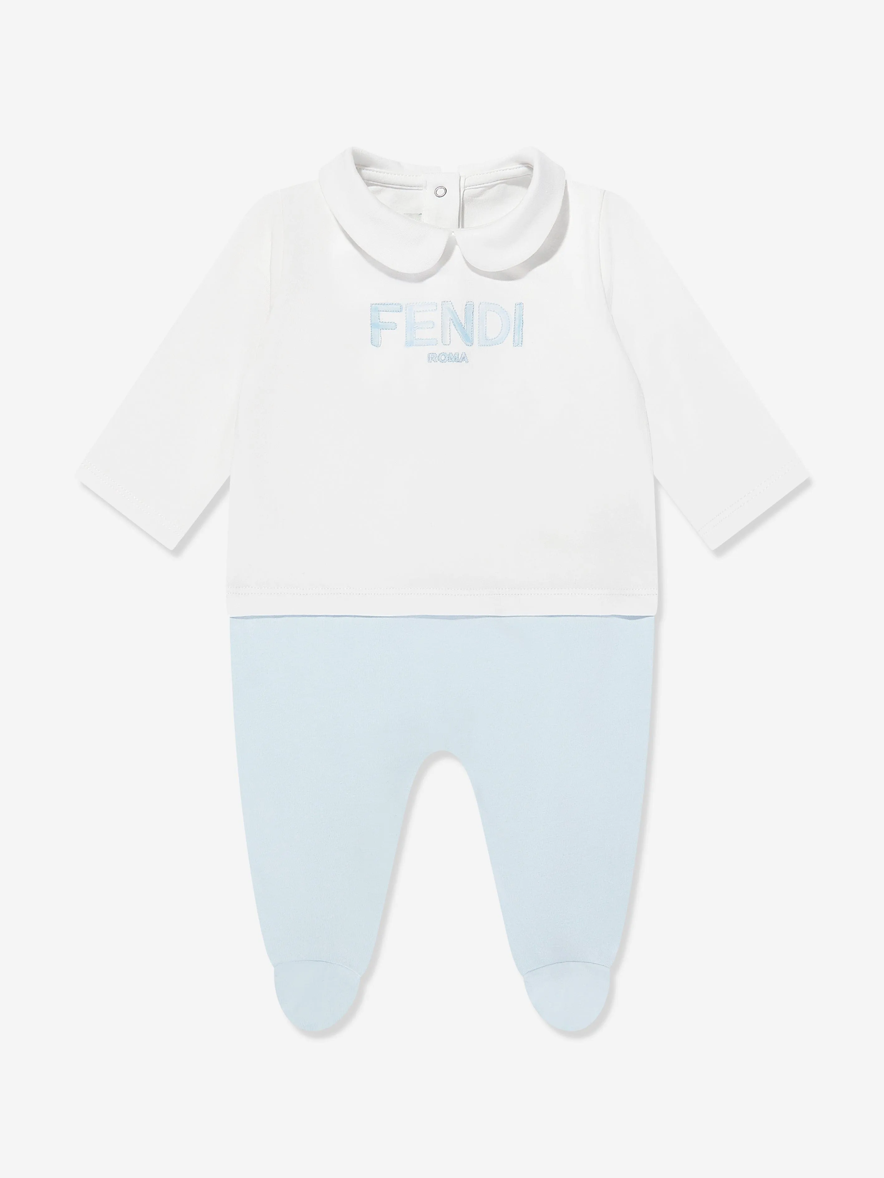 Baby Boys Logo Strampler-Set in Blau