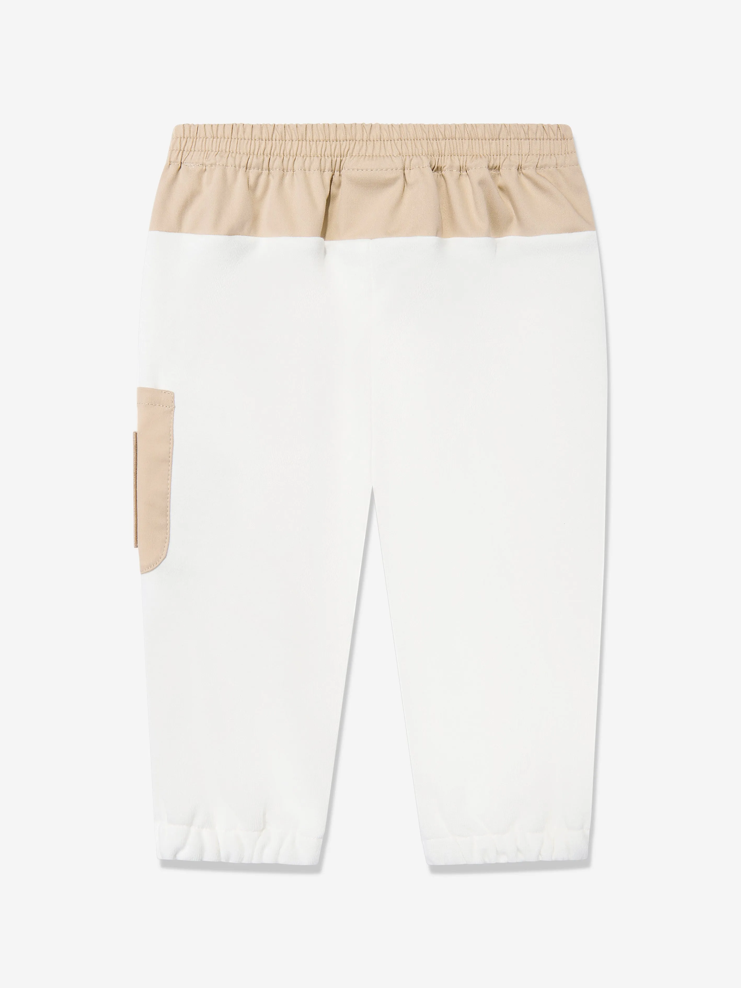 Baby Boys Logo Joggerhose in Weiß
