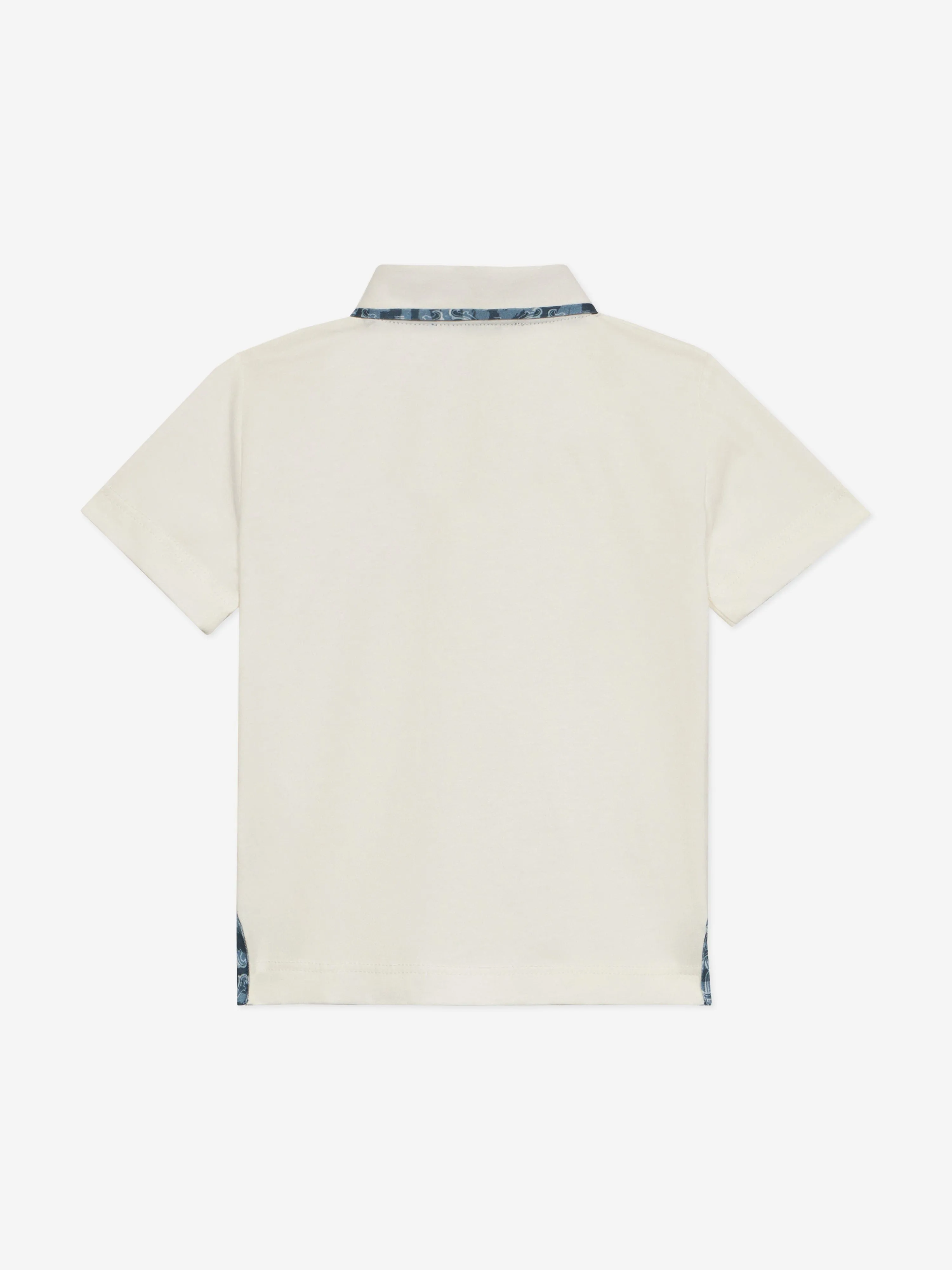 Logo Polohemd für Babyjungen in Weiß