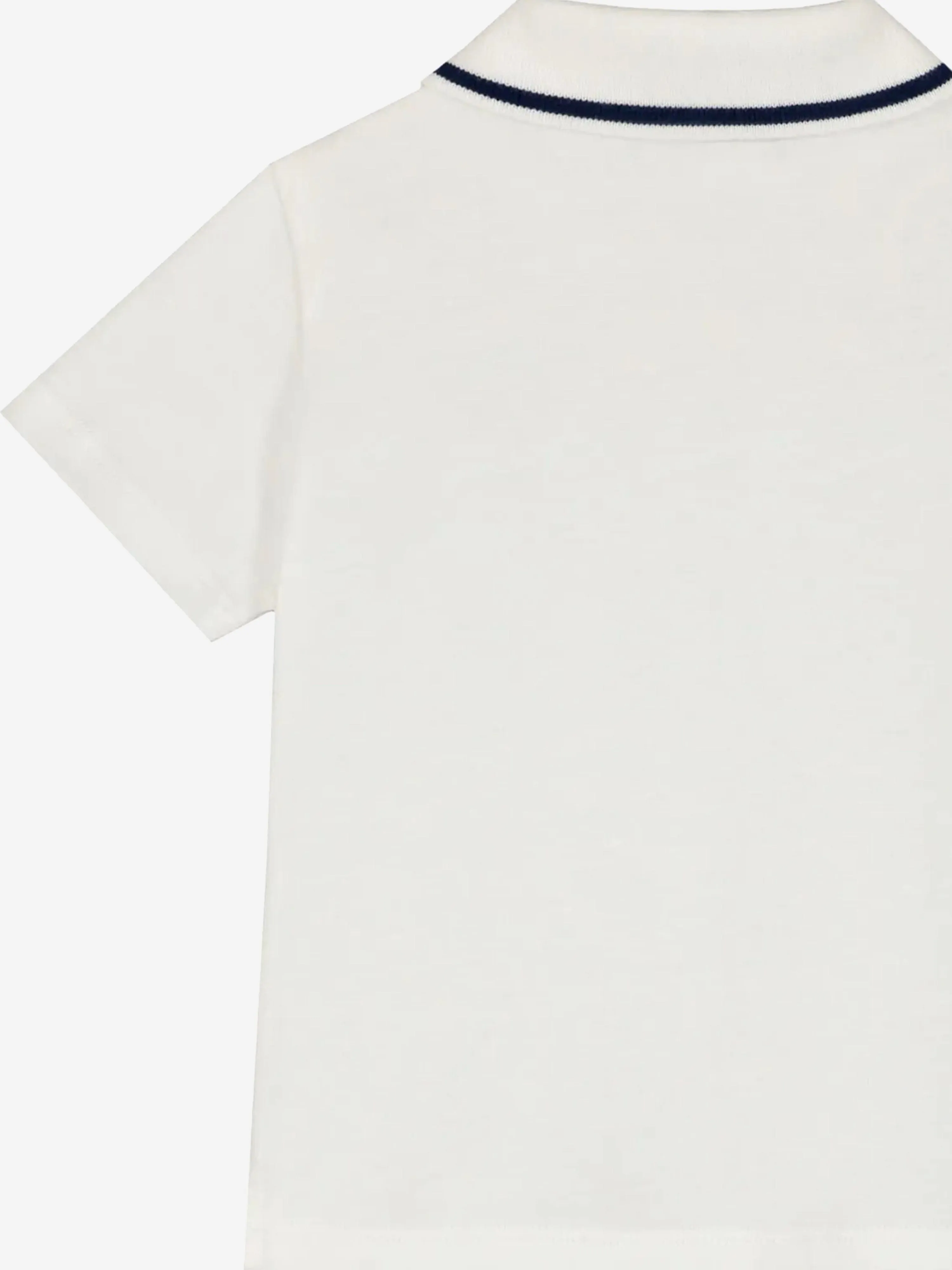 Logo Polohemd für Babyjungen in Weiß