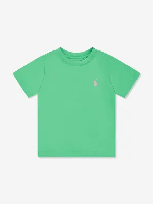 Logo T-Shirt für Babyjungen in Grün