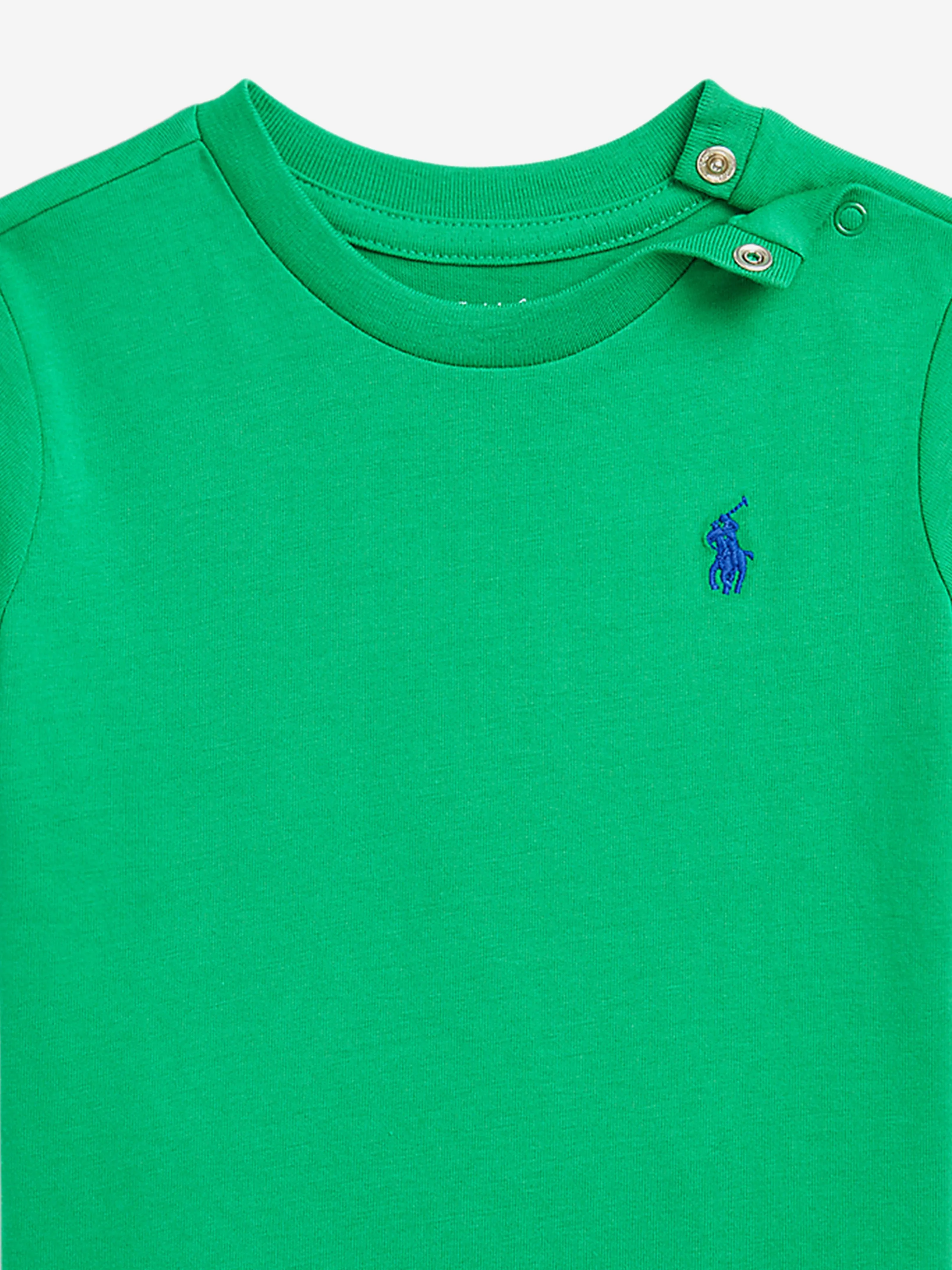 Logo T-Shirt für Jungen in Grün