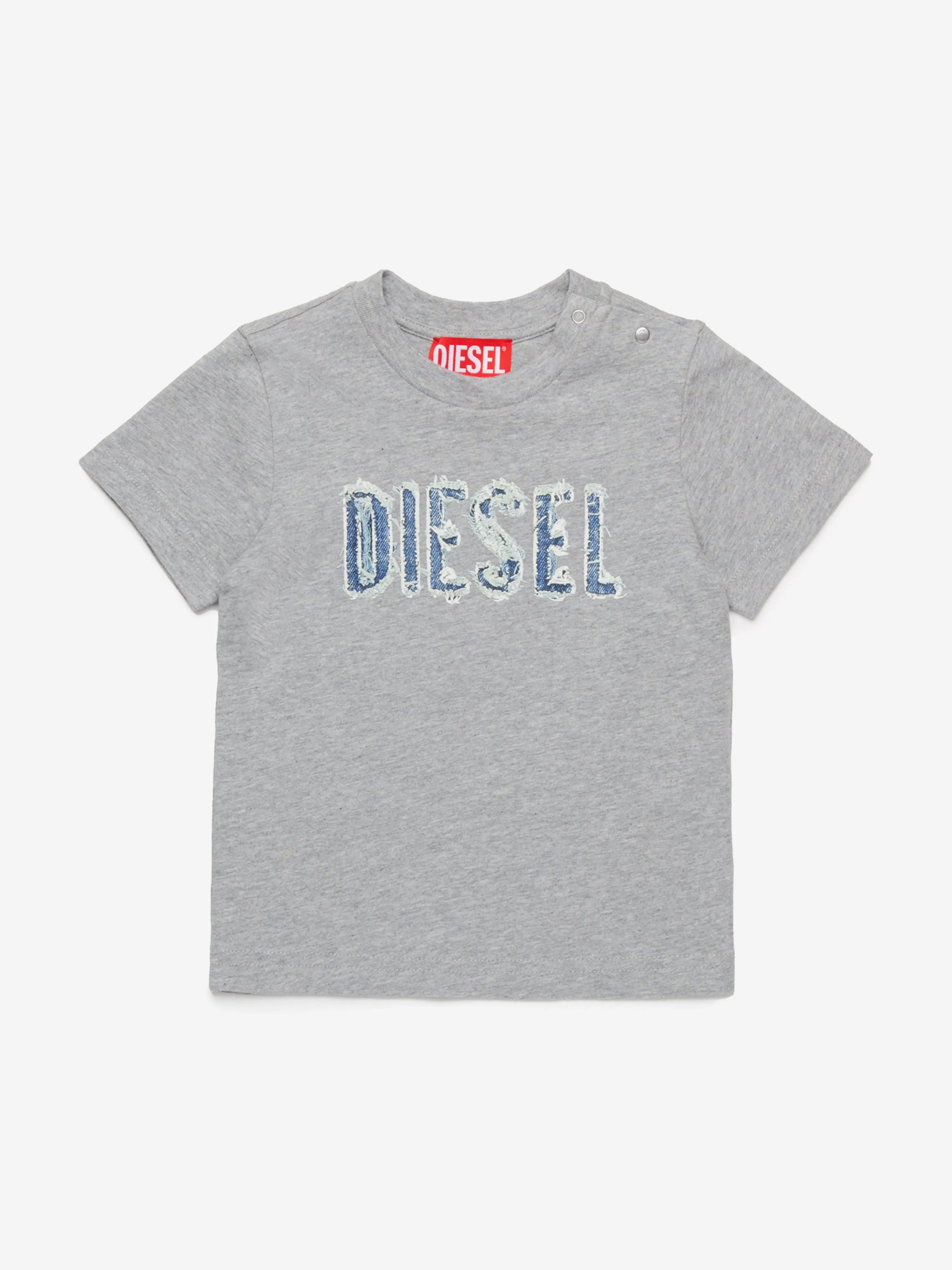 Logo T-Shirt für Jungen in Grau