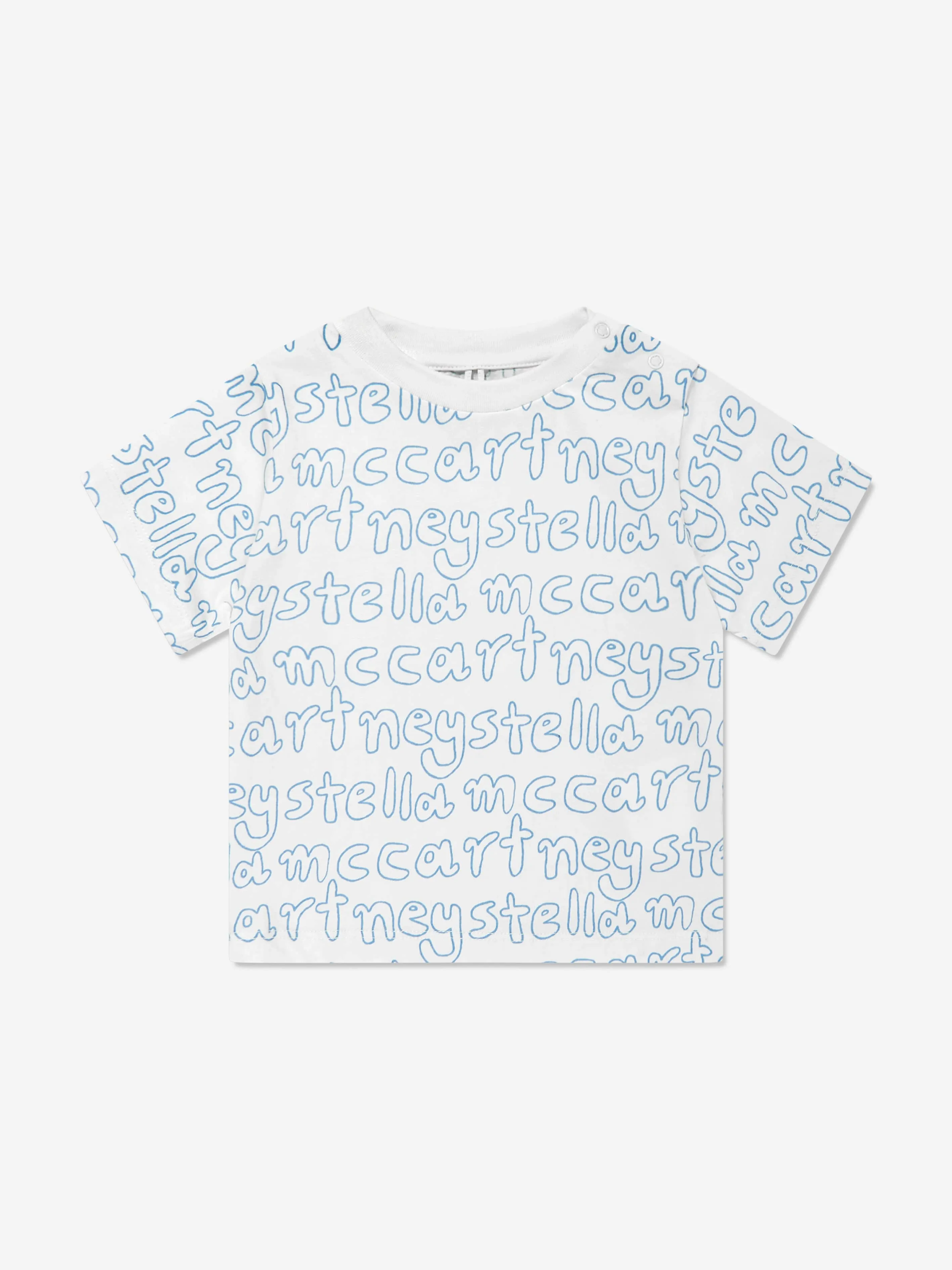 Logo-T-Shirt für Jungen in Elfenbein